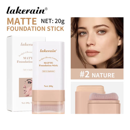 Stick Foundation Balm Serum Boosted Skin Tint Foundation Stick Smooth Plumper Hight Coverage Travel Bronze Foundation Stick Make