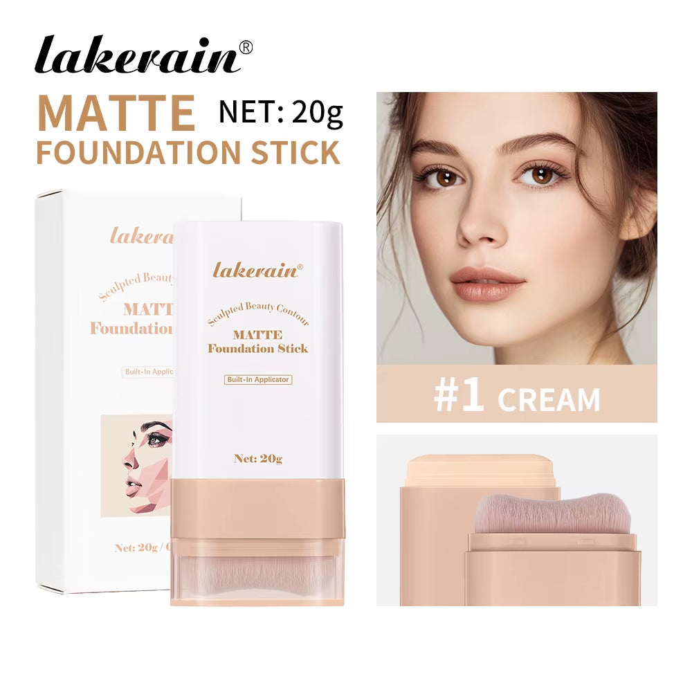 Stick Foundation Balm Serum Boosted Skin Tint Foundation Stick Smooth Plumper Hight Coverage Travel Bronze Foundation Stick Make